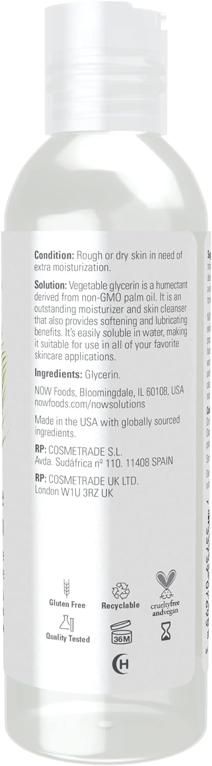 NOW Foods Vegetable Glycerin, 4 fl. oz.