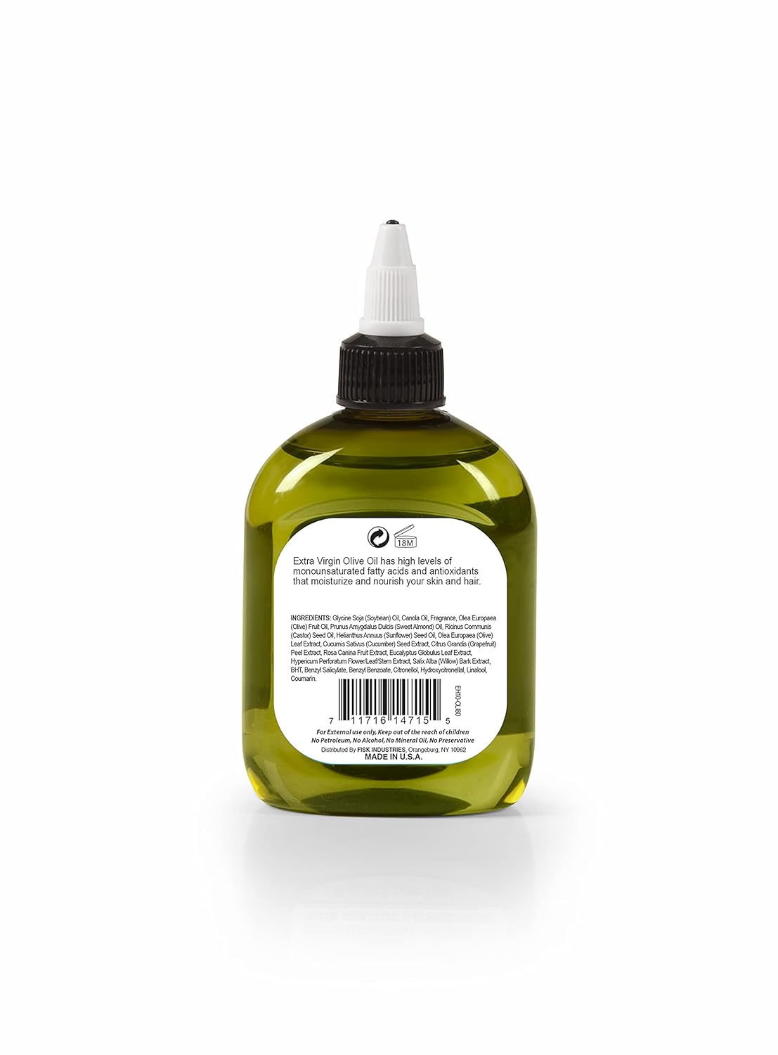 Ethereal Nature 99% Natural Hair Oil Blend Olive, Clear, 7.10 Fl Oz