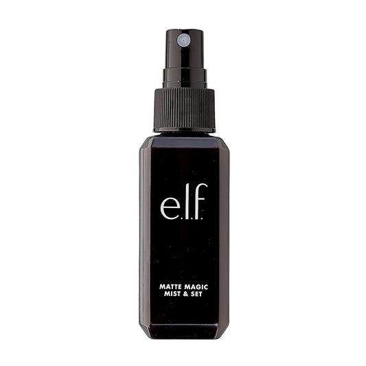 e.l.f., Matte Magic Mist & Set - Small, Lightweight, Long Lasting, Mattifying, Revitalizes, Controls Shine, Refreshes, Hydrates, All-Day Wear, 2.0 Fl Oz