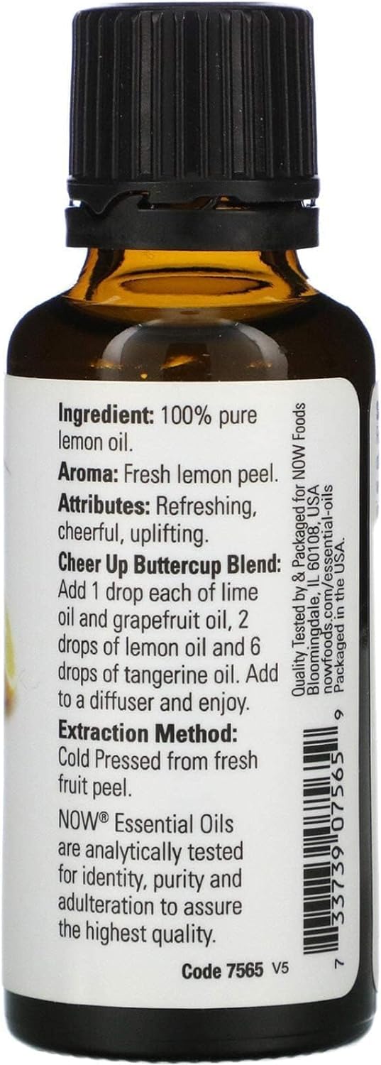 NOW Foods Lemon Oil, 1 fl. oz.