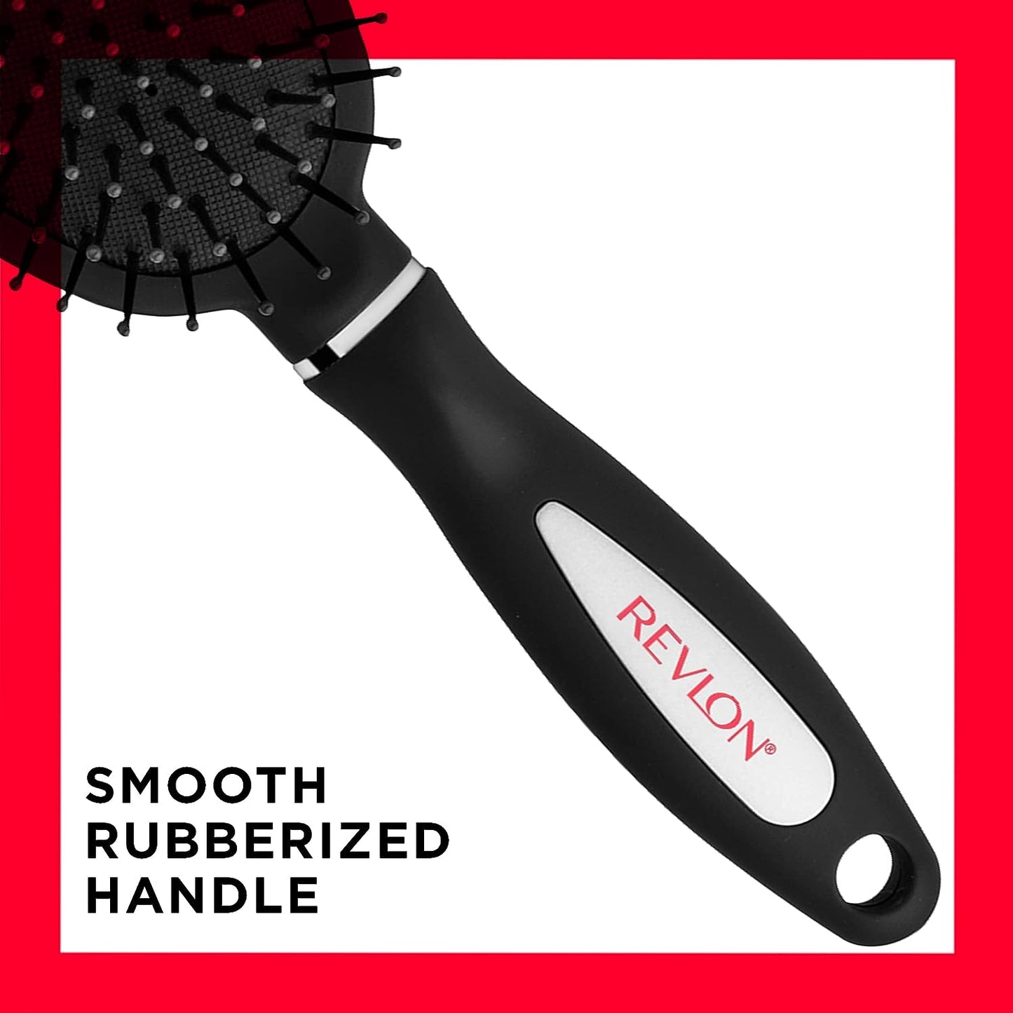 REVLON Detangle & Smooth Black Cushion Hair Brush