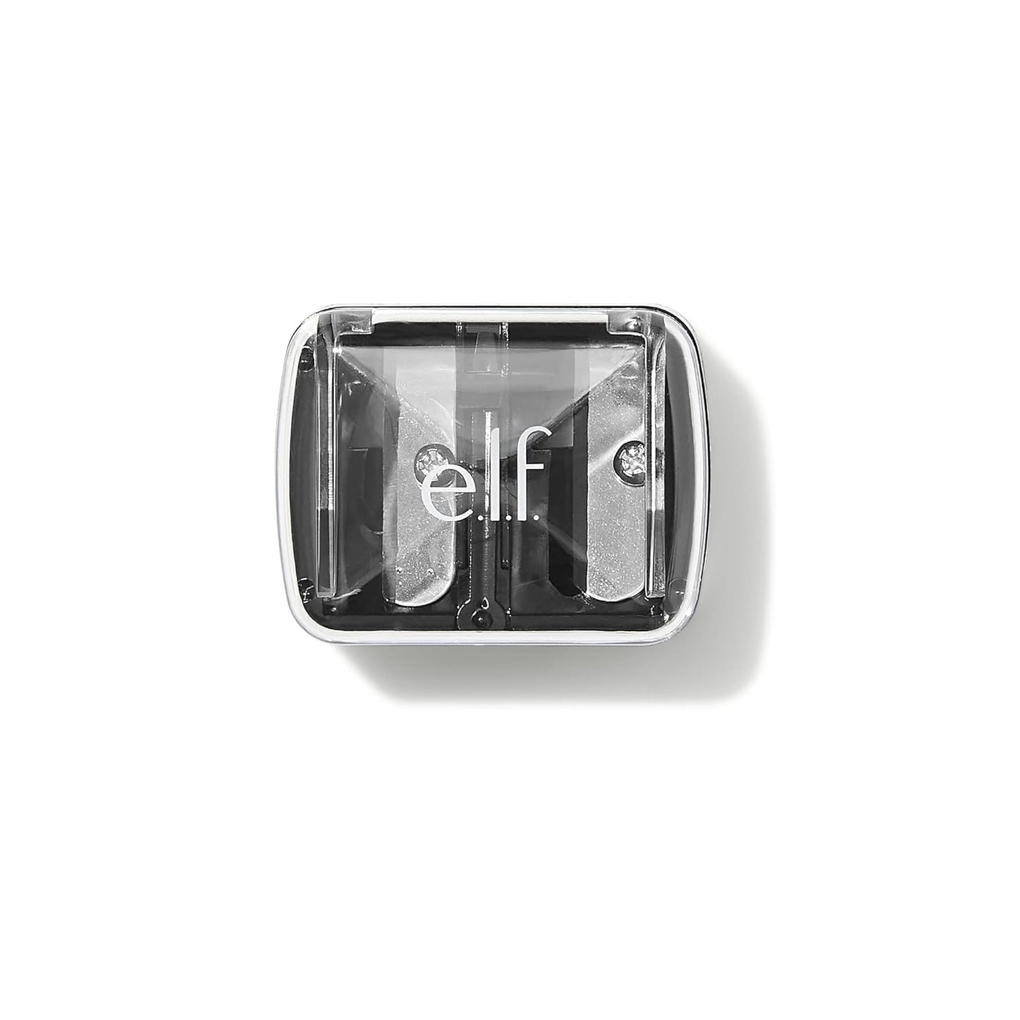 e.l.f. Dual-Pencil Sharpener, Convenient, Essential Tool, Sharpens, Easy To Clean, Travel-Friendly, Compact, Vegan & Cruelty-Free, Hand Powered, 1 Count (Pack of 1)