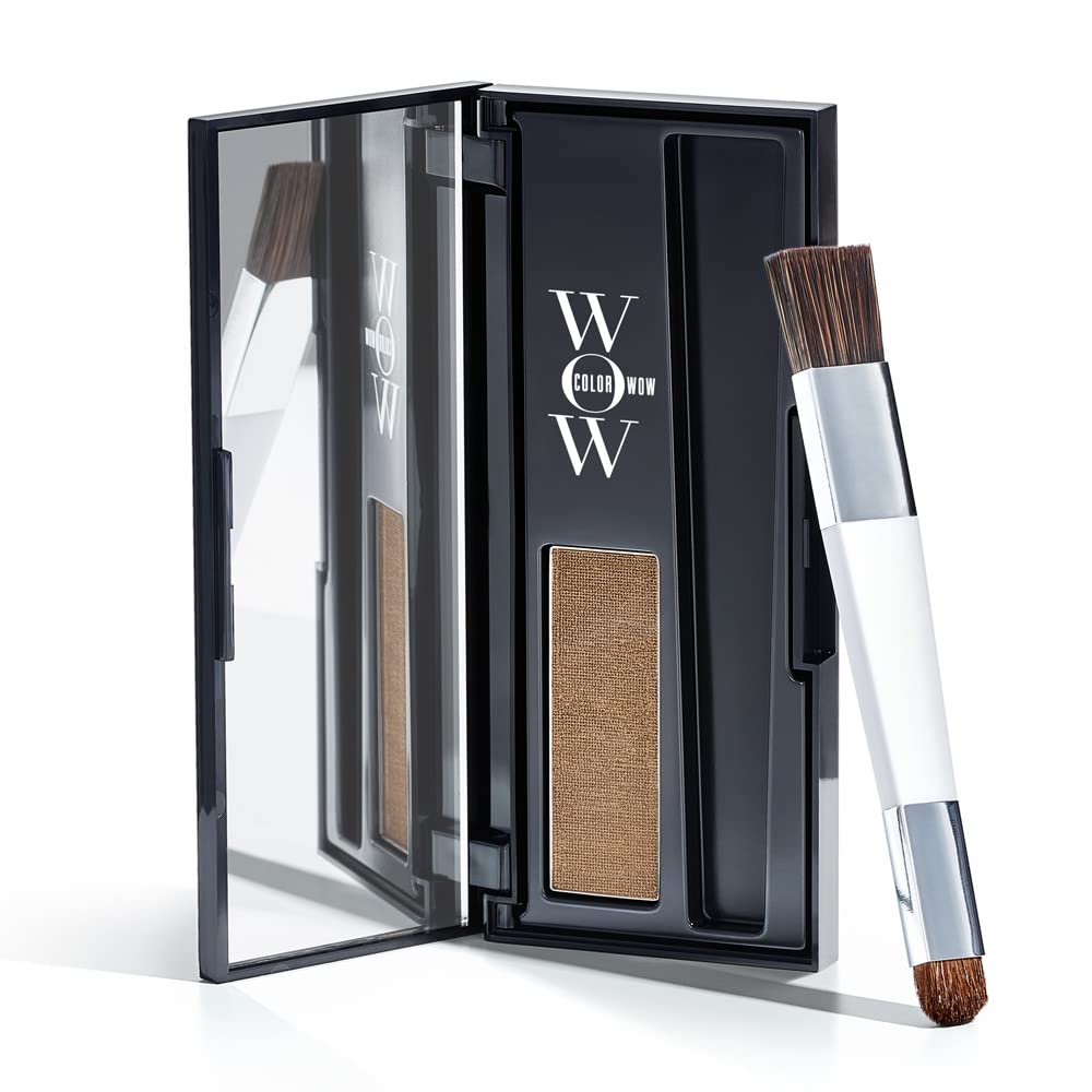 COLOR WOW Root Cover Up – Instantly cover greys + touch up highlights, create thicker-looking hairlines, water-resistant, sweat-resistant root concealer- No mess multi-award-winning root touch up