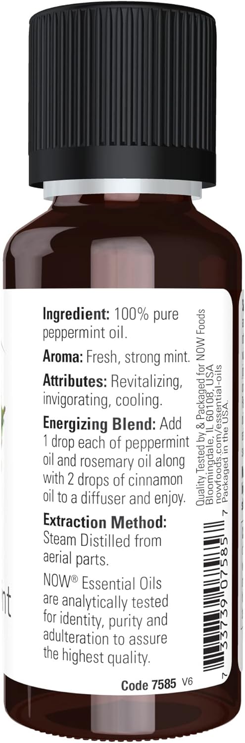 Now Essential Oils Peppermint oil, 1 oz.