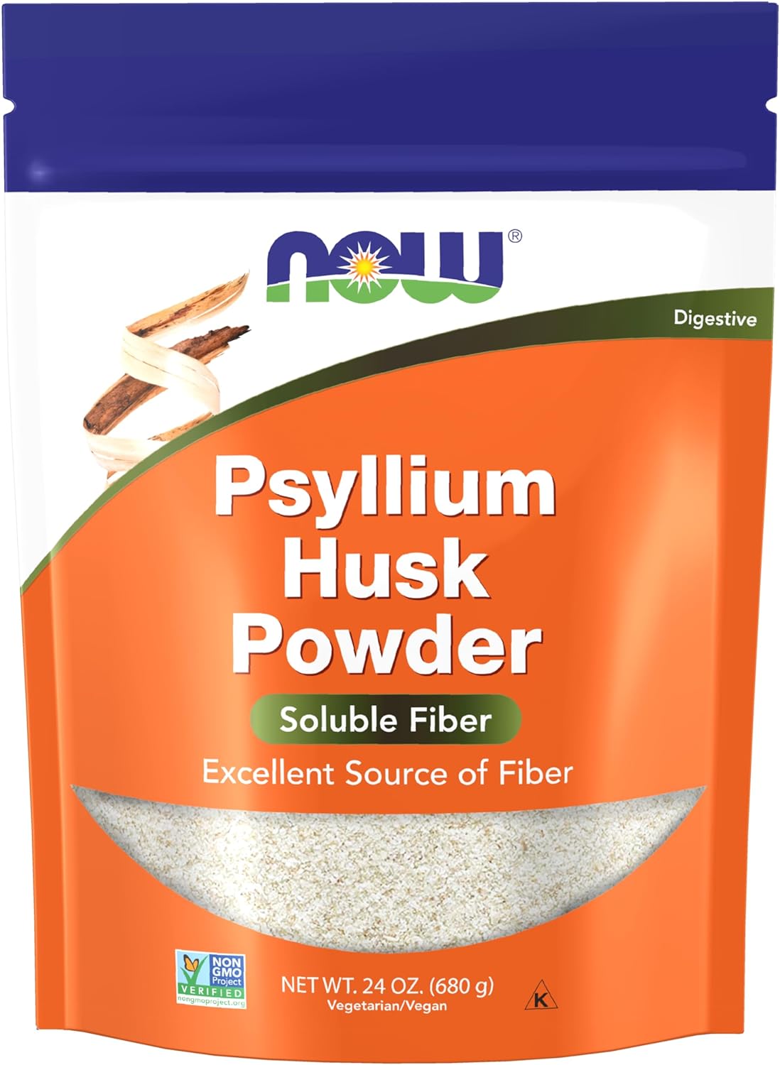 Now Foods Psyllium Husk Powder, 24 oz.