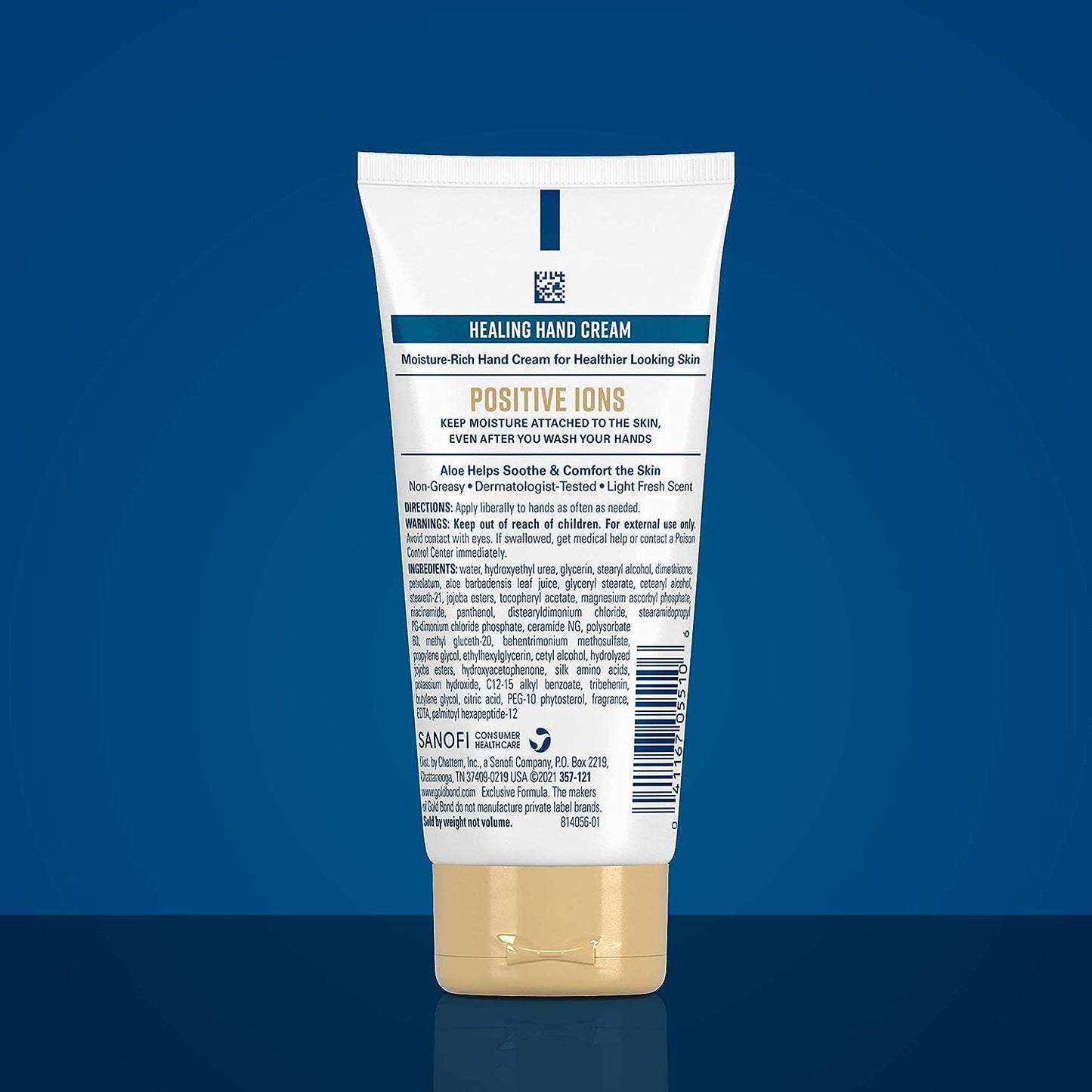 Gold Bond Healing Hand Cream, 3 oz., With Aloe, Moisture That Lasts Through Handwashing