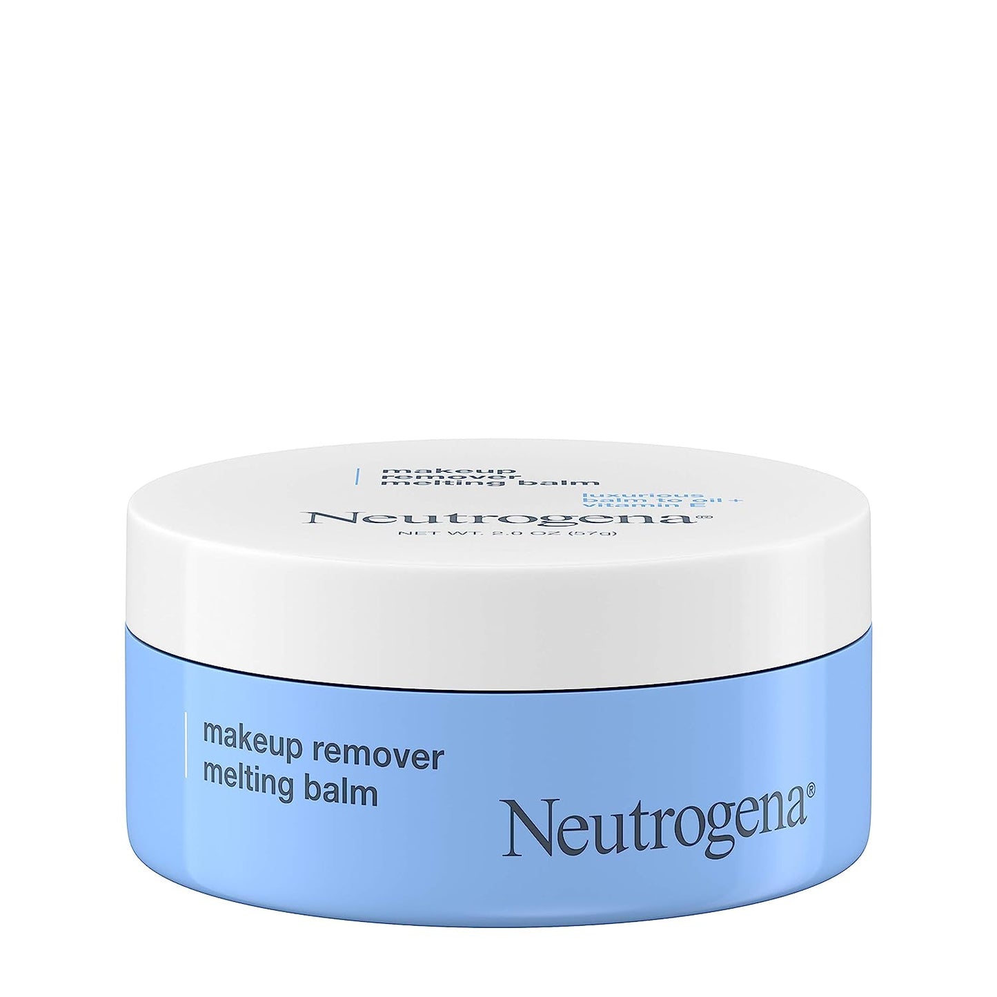 Neutrogena Makeup Remover Melting Balm to Oil with Vitamin E, Gentle and Nourishing Makeup Removing Balm for Eye, Lip, or Face Makeup, Travel-Friendly for On-the-Go, 2.0 ounces