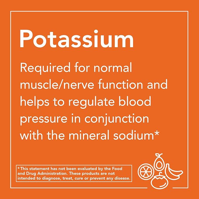 NOW Foods Potassium Citrate, 99 mg, 180 Capsules