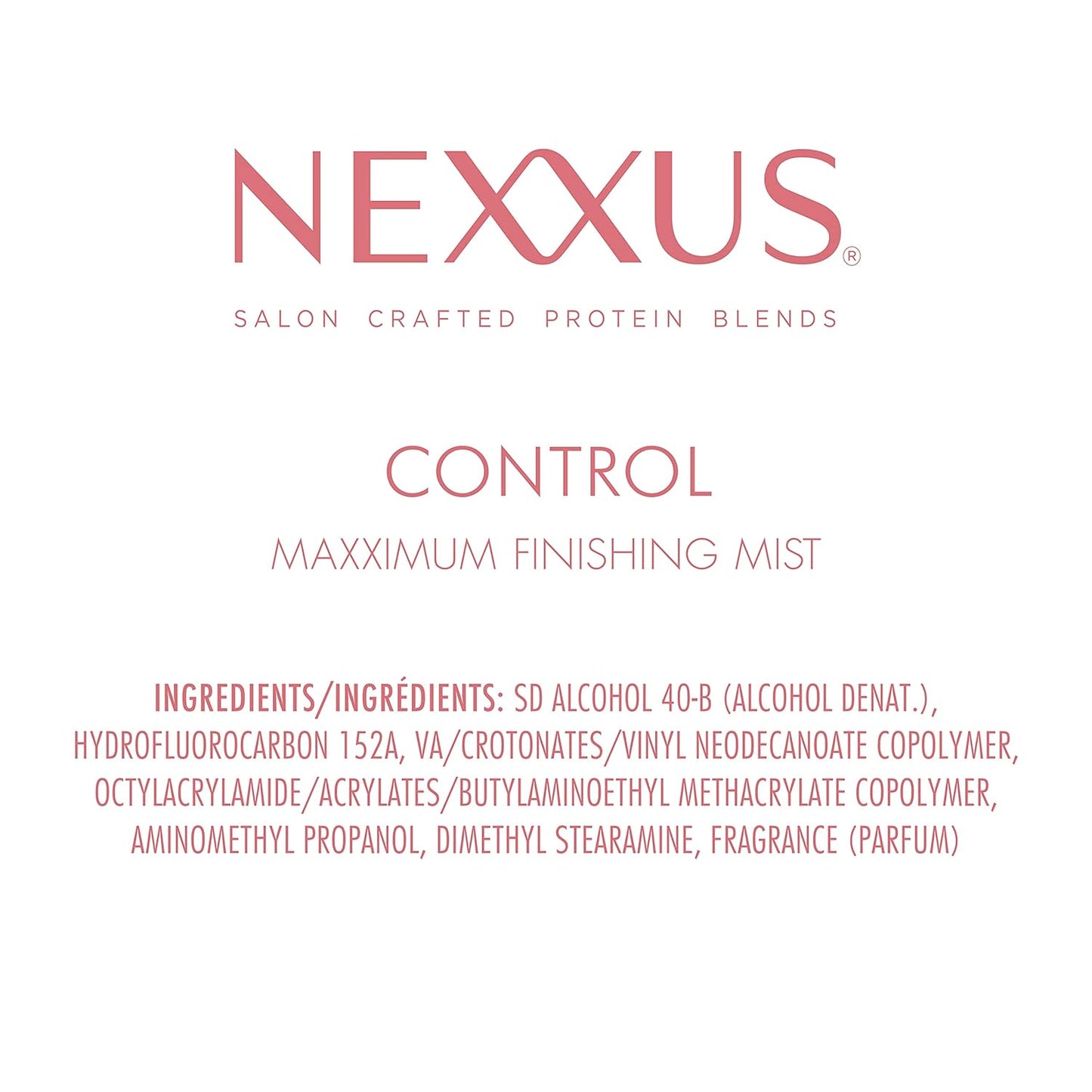 Nexxus Maximum Hold Finishing Hair Spray, for Control, Hold Hairspray for Women Hair Styling 10 oz