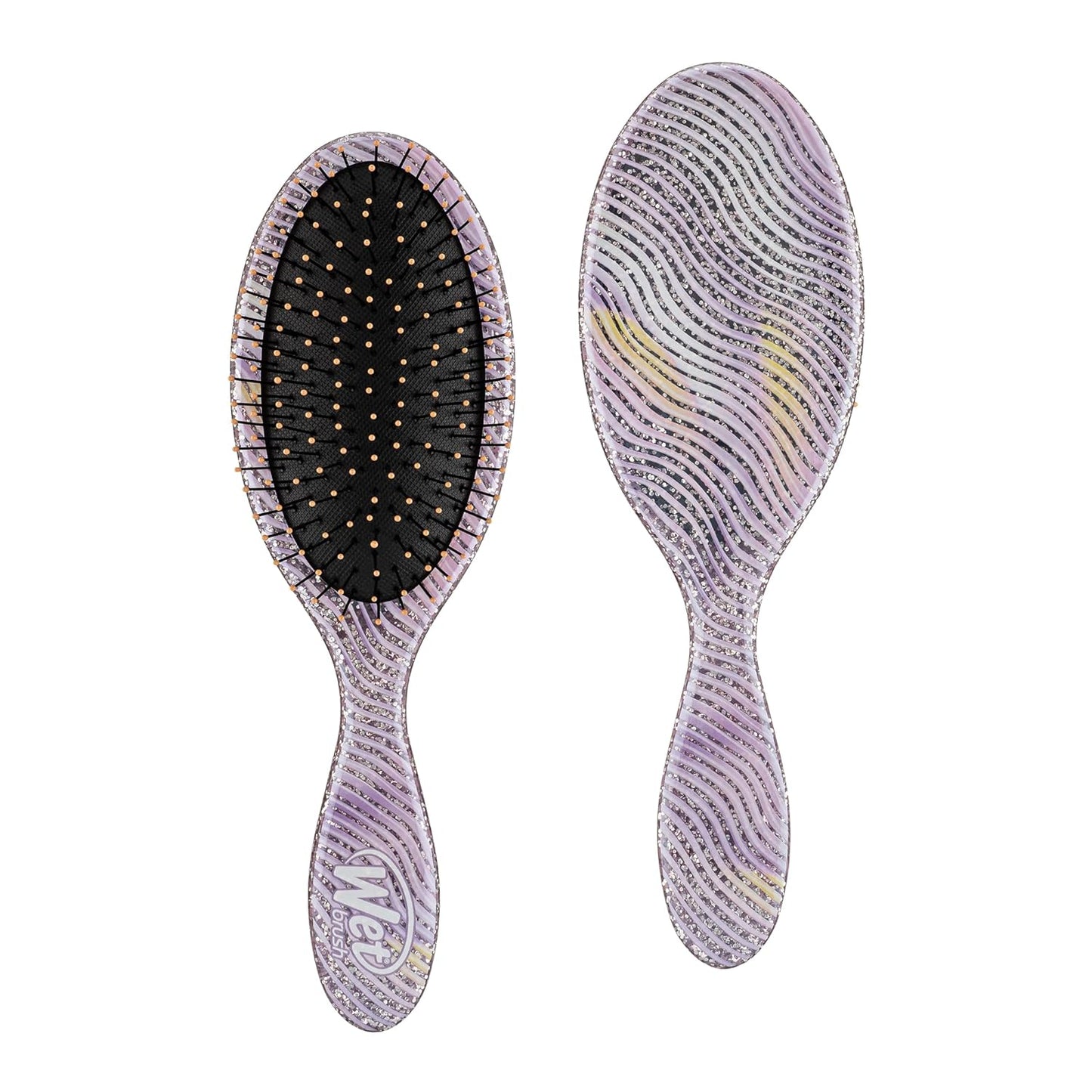 Wet Brush Original Detangling Brush, Purple (Digital Daydream) - Detangler Brush with Soft & Flexible Bristles - Detangling Brush for Curly Hair - Tangle-Free Brush for Straight, Thick, & Wavy Hair