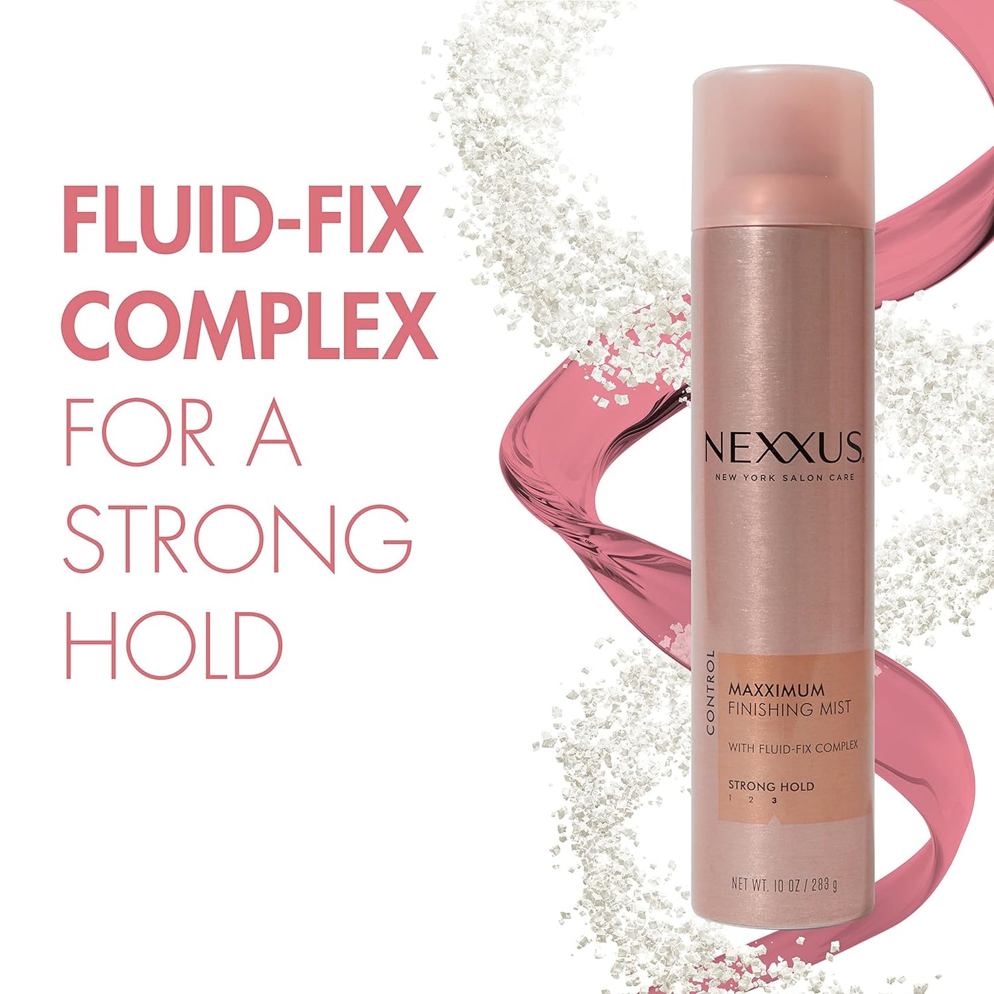 Nexxus Maximum Hold Finishing Hair Spray, for Control, Hold Hairspray for Women Hair Styling 10 oz