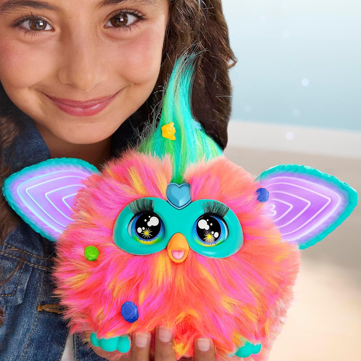 Furby, 15 Fashion Accessories, Interactive Plush Toys for 6 Year Old Girls & Boys & Up, Voice Activated Animatronic