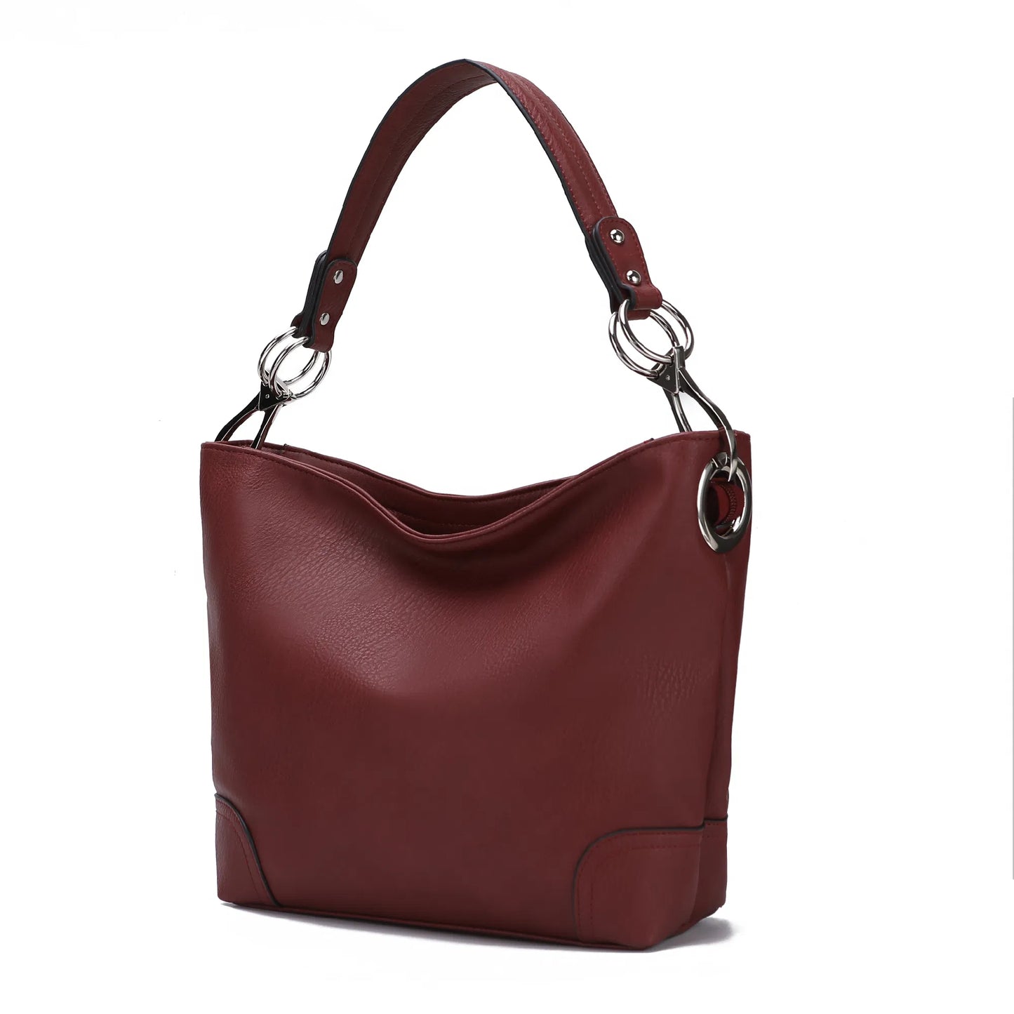 MKF Collection Emily Soft Vegan Leather Hobo Bag by Mia K