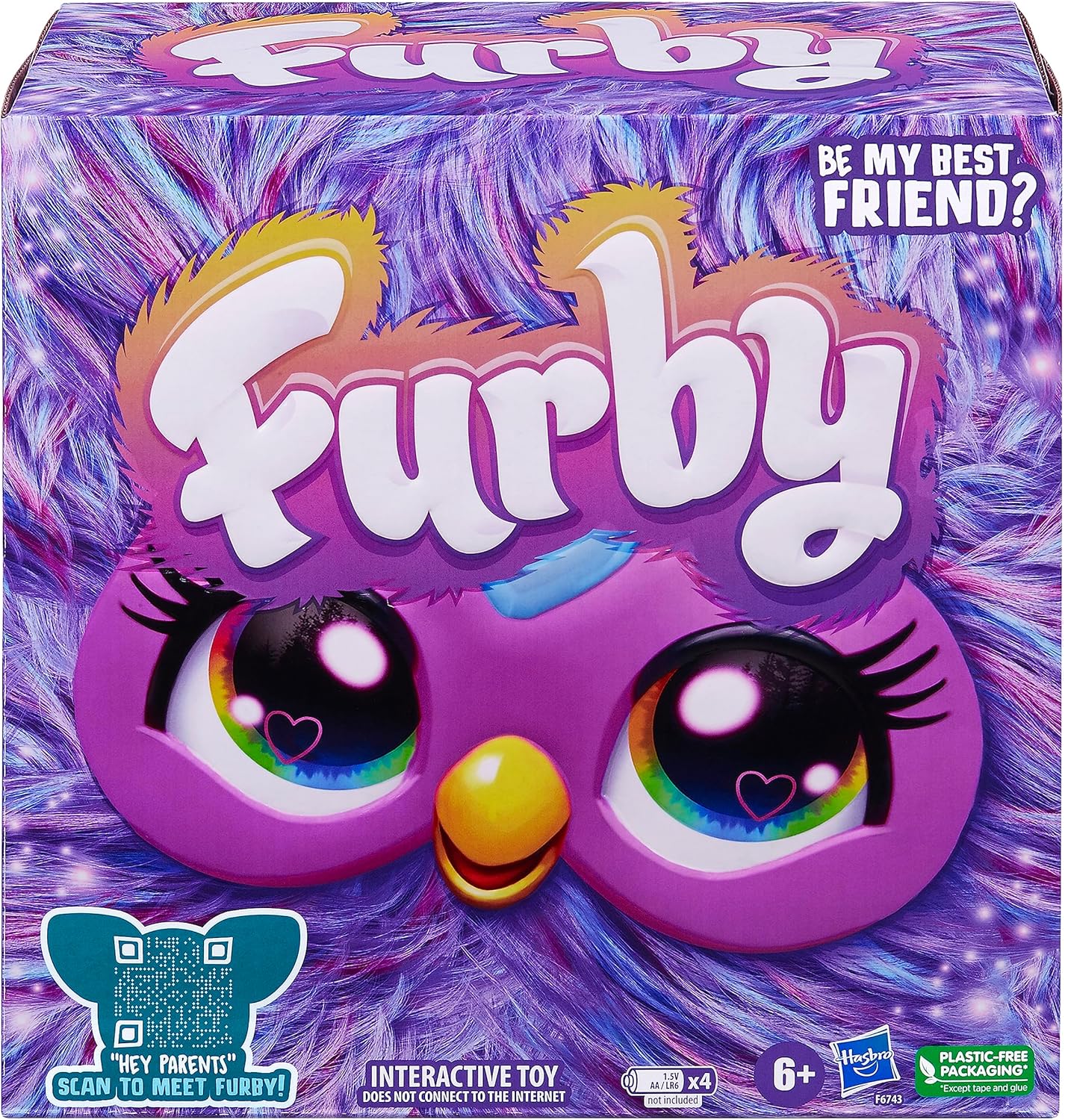 Furby, 15 Fashion Accessories, Interactive Plush Toys for 6 Year Old Girls & Boys & Up, Voice Activated Animatronic