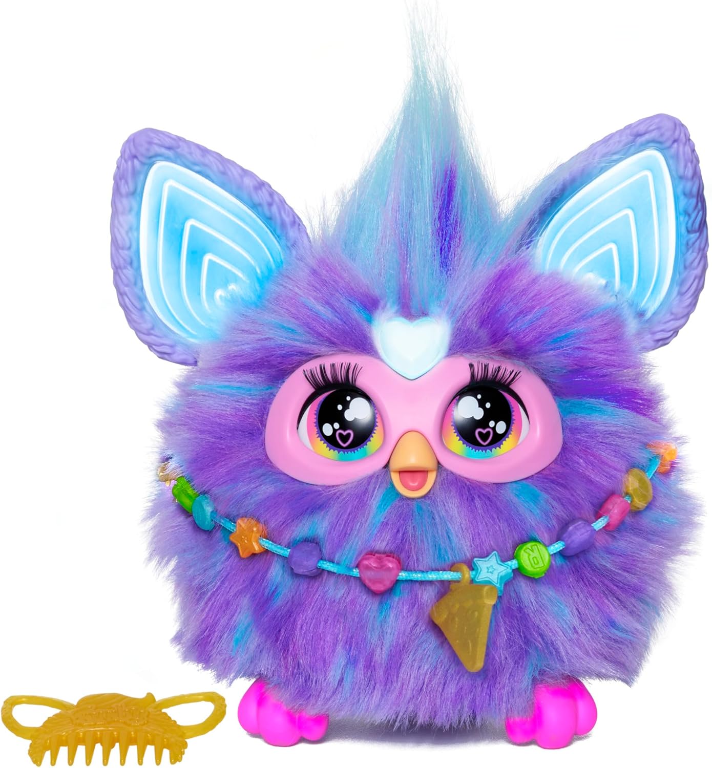 Furby, 15 Fashion Accessories, Interactive Plush Toys for 6 Year Old Girls & Boys & Up, Voice Activated Animatronic