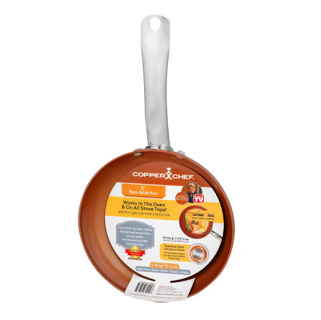 Copper Chef Non-Stick Fry Pan, 8 Inch