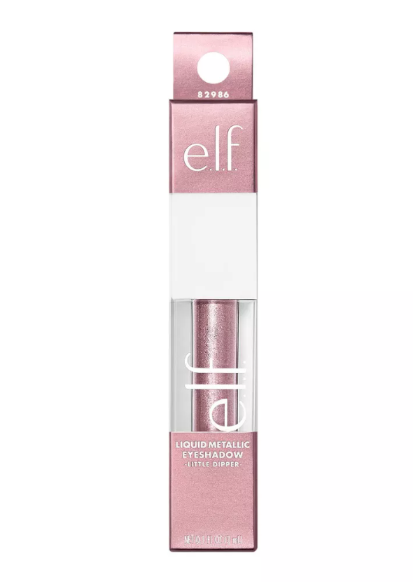 e.l.f. Liquid Metallic Eyeshadow, Gel Formula, High-Impact Multi-Dimensional Finish, One-Swipe Coverage, Big Dipper, 0.1 Fl Oz (3mL)