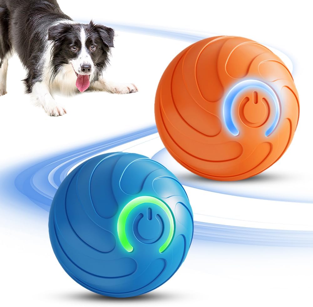 Vibrating Dog Ball, Moving Dog Ball, Shaky Ball Toy for Dogs, Interactive Bouncing Ball for Dog, Automatic Moving Dog Toy Ball, Shaking Dog Ball for Small Medium Large Dogs